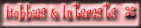 Interests & Hobbies