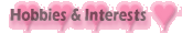 Interests & Hobbies